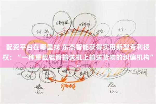 配资平台在哪里找 东杰智能获得实用新型专利授权：“一种重载辊筒输送机上输送货物的纠偏机构”